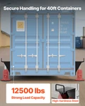 Shipping Container Jack Lug With U-shaped Handle, 2-pack, Warehouse Management. Fixed Price $86.50.