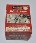 Vintage Craftsman Adjustable Hole Saw 9 2566 With Original Box & Instructions. Fixed Price $19.80.