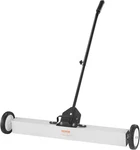 55lbs Rolling Magnetic Sweeper With Wheels,push-type Pick Up Sweeper, 3. Fixed Price $86.31.