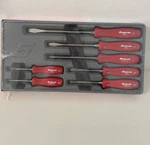 Snap On Screwdriver Set, Combination 7 Pcs. Red Hard Handles Sddx70ar. Fixed Price $266.99.
