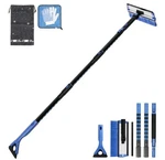 Joytutus 61.3 Ice Scraper And Long Handle Snow Brush, 270 Pivoting Extendable. Fixed Price $62.00.