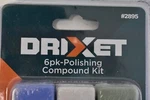 Drixet Buffing Polishing Compounds For All Kinds Of Metals 6 Piece Kit 2895. Fixed Price $28.99.