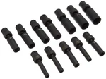 Grey Pneumatic 9712umd 1/4" Surface Drive 12 Pc. Deep Univ Metric Set. Fixed Price $175.22.