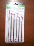 Pittsburgh 6pc Hook & Pick Set -knurled Handle For Improved Grip- Model #93514. Fixed Price $11.50.
