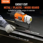 Sheet Metal Nibbler, 550w Powerful 2200 Rpm High Speed, Wood Board. Fixed Price $121.08.