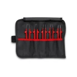Knipex Knt-920004 1000v Insulated Stainless Steel Tweezer Set In Tool Roll - .... Fixed Price $199.63.