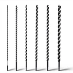 6pcs Auger Drill Bit 18" Long, Quick Change Hex Shank Tri Flute Wood Bits. Fixed Price $62.39.