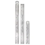 Breman Precision Metal Ruler Set 3-pack Stainless Steel Metric Silver. Fixed Price $11.88.