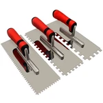 Tile Tools Stainless Steel Square Notched Trowel Set 3 Pc Notch Size 5/32" & .... Fixed Price $34.78.