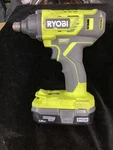 Ryobi 18v Cordless 1/4" Impact Driver, P235avn, (tool, 1 Battery, No Charger). Fixed Price $45.99.