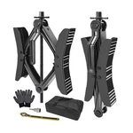 Lezcufer Camper Wheel Chock Stabilizer 2 Sets For Rv Travel Trailer Heavy Dut.... Fixed Price $37.71.