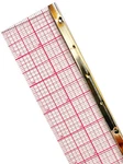 Westcott B-85m, 18 X 2 Inches (matted) Graph Beveled Ruler, Metal Edge. Fixed Price $8.95.