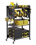 Vevor 4-tier Tool Organizer Cart On Wheels 150 Lbs Garage For Workshop. Fixed Price $56.90.