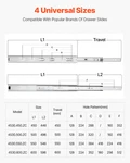 Drawer Slides, 20 Inch, Track Runners For Kitchen Diy Replacement. Fixed Price $70.17.
