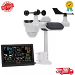 Vevor 7-in-1 Wireless Weather Station, 7.5 In Large Color Display, Digital Home. Fixed Price $100.00.