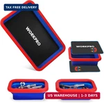 Workpro 4pc Collapsible Magnetic Parts Tray Set, Double-sided Magnet Bowl For Sc. Fixed Price $38.42.
