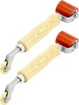Qwork Seam Roller, 2 Pcs 40mm Silicone Roller With 6mm Brass Detail Penny R. Fixed Price $43.07.