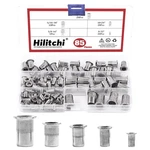 Hilitchi 5 Sizes Stainless Steel Rivet Nuts Threaded Insert Sae, Silver Tone. Fixed Price $18.91.