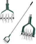 Rotary Cultivator Tiller Adjustable S/s Handle With Green. Fixed Price $42.99.