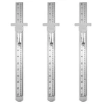 3 Pack 6 Inch Pocket Ruler Metric Stainless Steel Rulers Machinist. Fixed Price $11.99.