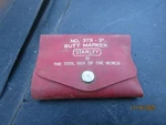 Vintage Stanley # 373 - 3" Butt Marker In Original Pouch Made Usa. Fixed Price $6.95.