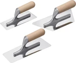 3 Pcs Venetian Plaster Trowel Set Polished Stainless Steel Art Paint Plastering. Fixed Price $65.99.