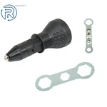 Black Electric Rivet Nut Gun Adaptor Insert Cordless Power Drill Tool Kit. Fixed Price $12.08.