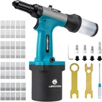Libraton Pneumatic Rivet Gun Kit, Heavy Duty Air Riveter Tool 3/32", 1/8",.... Fixed Price $114.98.