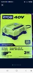 Ryobi 40v Rapid Charger Lithium-ion Batteries Tool Only. Fixed Price $36.00.