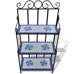 Plant Rack Stand Shelves Flower Pot For Hall Patio Mosaic Vidaxl. Fixed Price $197.99.