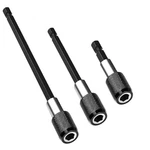 Eyech 3pcs 1/4 Inch Hex Shank Magnetic Drill Bit Extension Quick One Size. Fixed Price $15.66.