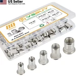 Vgbuy 80pcs Rivet Nut Kit, Sae Nuts Kit-80, 304 Stainless Silver. Fixed Price $15.66.