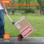 Folding Hand Truck And Dolly, 176 Lbs Capacity, Aluminum Foldable Cart, Travel. Fixed Price $48.36.