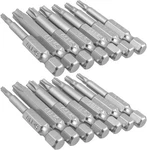 Wolfride 2 Set Of 7pcs 5 Point Torx Security Bits One Size, Head. Fixed Price $14.57.