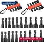 Valuemax 20 Pcs Power Nut Driver Set For Impact Drill, 1/4" Hex Head Drill Bit S. Fixed Price $11.61.