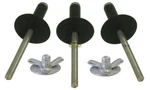 Large Head Black Exploding Rivets Pop Rivet 50ct Tri-fold Racing Fasteners Imca. Fixed Price $16.95.