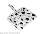 Superio Heavy Duty Black And White Splash Design Dustpan For Home, Kitchen, Etc.. Fixed Price $10.99.
