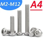 316 Stainless Steel Button Head Socket Cap Screw Marine Grade Allen Hex Bolt Ss. Fixed Price $82.39.