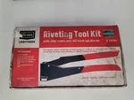 Vintage Sears Craftsman #974763 Riveting Tool Kit Complete Made In Usa - T1. Fixed Price $29.98.