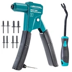 Libraton Plastic Rivet Gun Kit, 90 Degree Angle Hand Riveter With 40 Nylon.... Fixed Price $42.99.