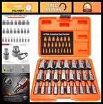 25pcs Screw Extractor Set - Hex Head Bolt Remover Tool, Easy Out For Stripped Ru. Fixed Price $81.99.