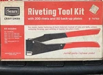Craftsman Pop Riveting Tool Kit 9 74763 Usa Box And 1/8"-3/16" Rivets Included. Fixed Price $50.00.