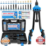 Rizom Rivet Nut Tool Kit 16" 13 Metric/sae Mandrels 168pc Nutserts. Fixed Price $80.44.