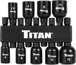 Titan Tools 9-piece Metric Magnetic Nut Driver Set (16297). Fixed Price $13.51.