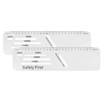 Muka 2 Pcs Truck Logbook Rulers One Size, Clear. Fixed Price $14.76.