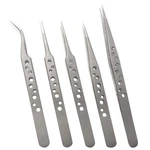 Wolfride 5pcs Stainless Steel Tweezers Precision Tweezer Tool Set For Electro.... Fixed Price $16.01.