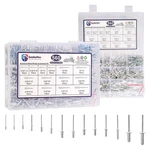 560 Pcs 14 Sizes Pop Rivets Assortment Kit, Aluminum Rivets, 3/32" 1/8" 5/32".... Fixed Price $26.37.