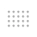 Uxcell 1.2mm Bearing Balls 304 Stainless Steel G100 Precision 50pcs. Fixed Price $9.90.