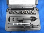 Snap-on Blue-point Ga219b Sheet Metal Hole Cutter Kit 5/16-3/4" Fractional Usa. Fixed Price $250.00.