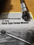 Torque Wrenchs, 1/4 & 1/2 Pittsburg Brand In Cases. Click Type, 2 Wrench Set. Fixed Price $59.99.